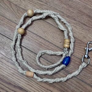 Handcrafted Hemp Dog Leash